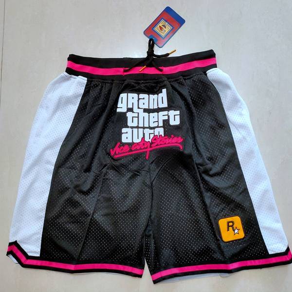 Movie Just Don Black Basketball Shorts 02