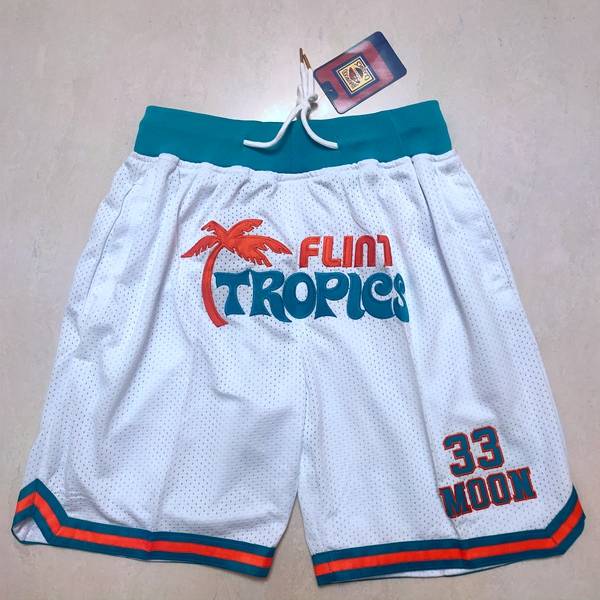 Movie Just Don White Basketball Shorts