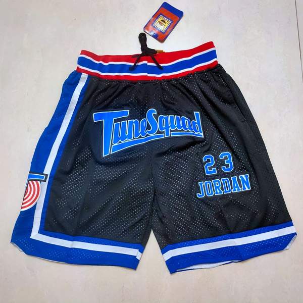 Movie Jam Just Space Black Basketball Shorts 02