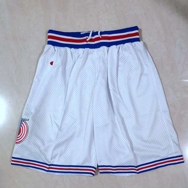 Movie Jam Space White Basketball Shorts