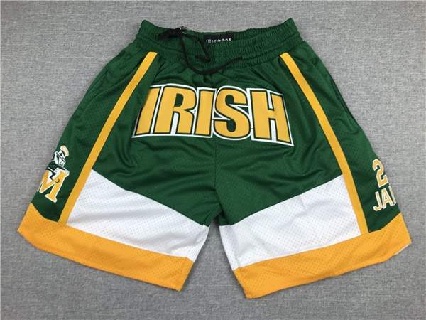 High School Just Don JAMES Green NCAA Shorts