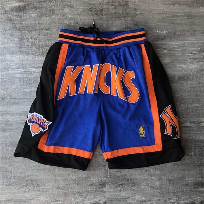 New York Knicks Just Don Blue Basketball Shorts