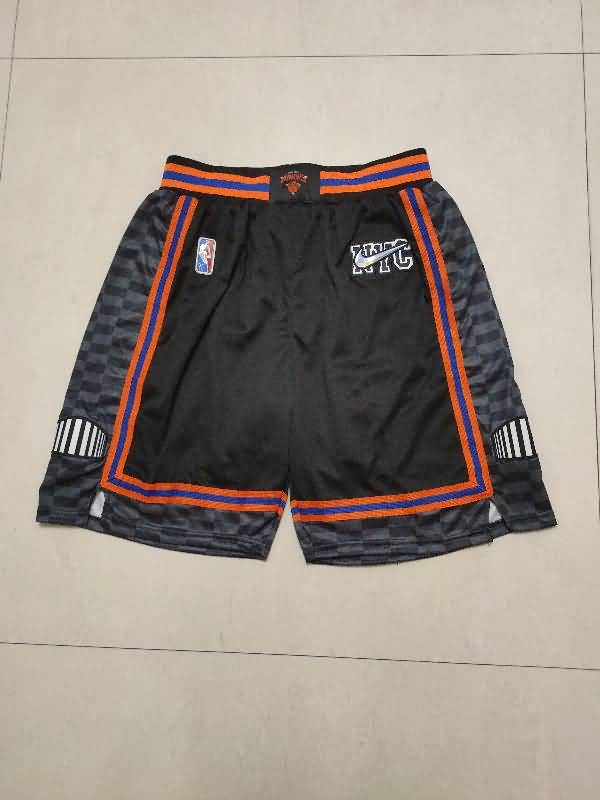 New York Knicks Black Basketball Shorts