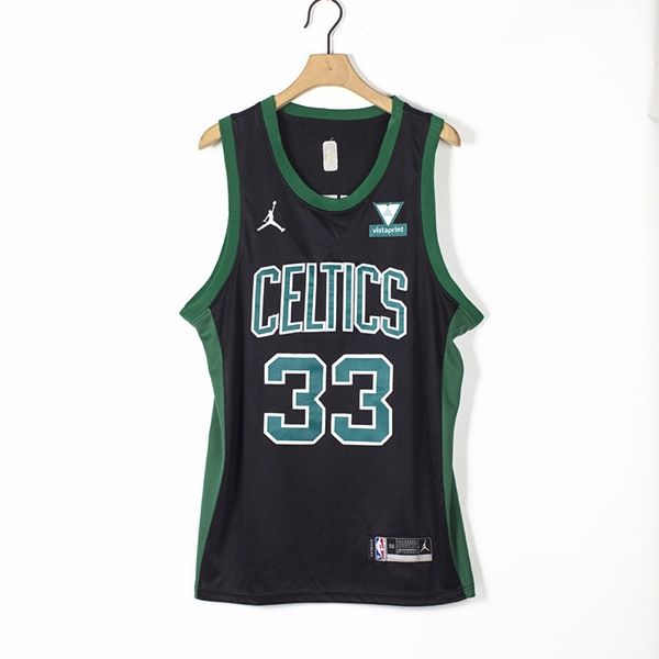 20/21 Boston Celtics BIRD #33 Black AJ Basketball Jersey (Stitched)