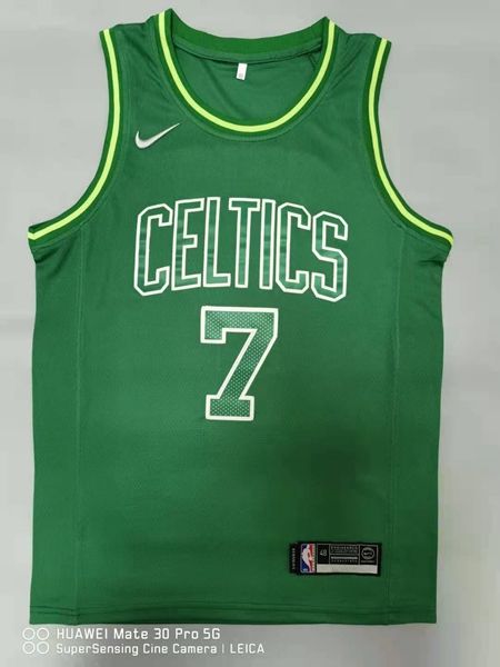 20/21 Boston Celtics BROWN #7 Green Basketball Jersey (Stitched) 02