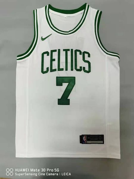 20/21 Boston Celtics BROWN #7 White Basketball Jersey (Stitched)
