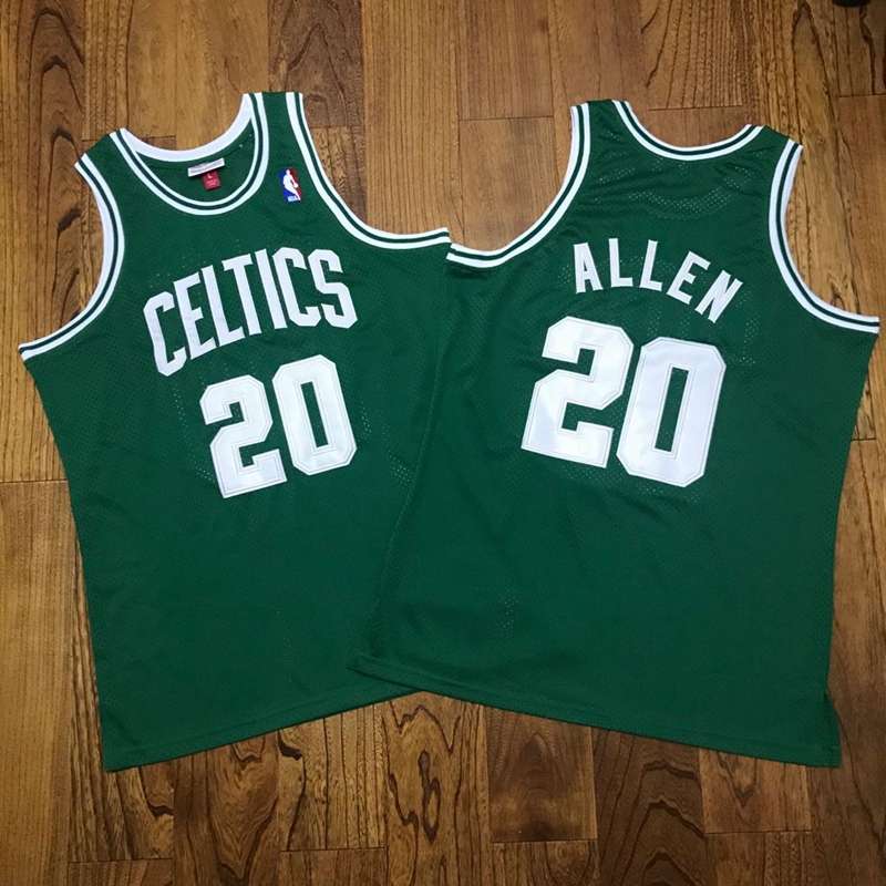 1996/97 Boston Celtics ALLEN #20 Green Classics Basketball Jersey (Closely Stitched)