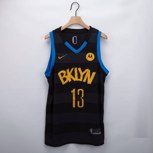20/21 Brooklyn Nets HARDEN #13 Black Basketball Jersey 03 (Stitched)