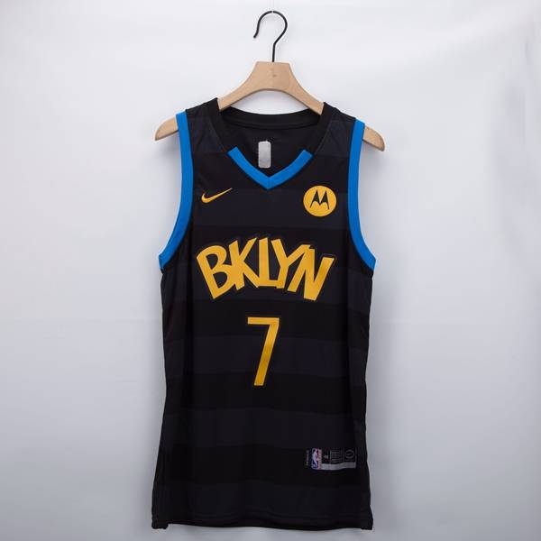 20/21 Brooklyn Nets DURANT #7 Black Basketball Jersey 03 (Stitched)