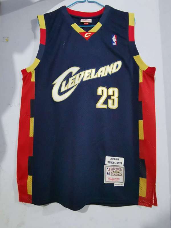 2008/09 Cleveland Cavaliers JAMES #23 Dark Blue Classics Basketball Jersey (Stitched)
