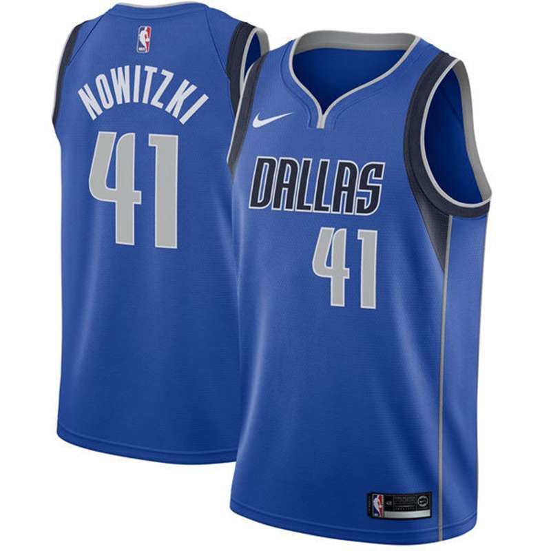 20/21 Dallas Mavericks NOWITZKI #41 Blue Basketball Jersey (Stitched)