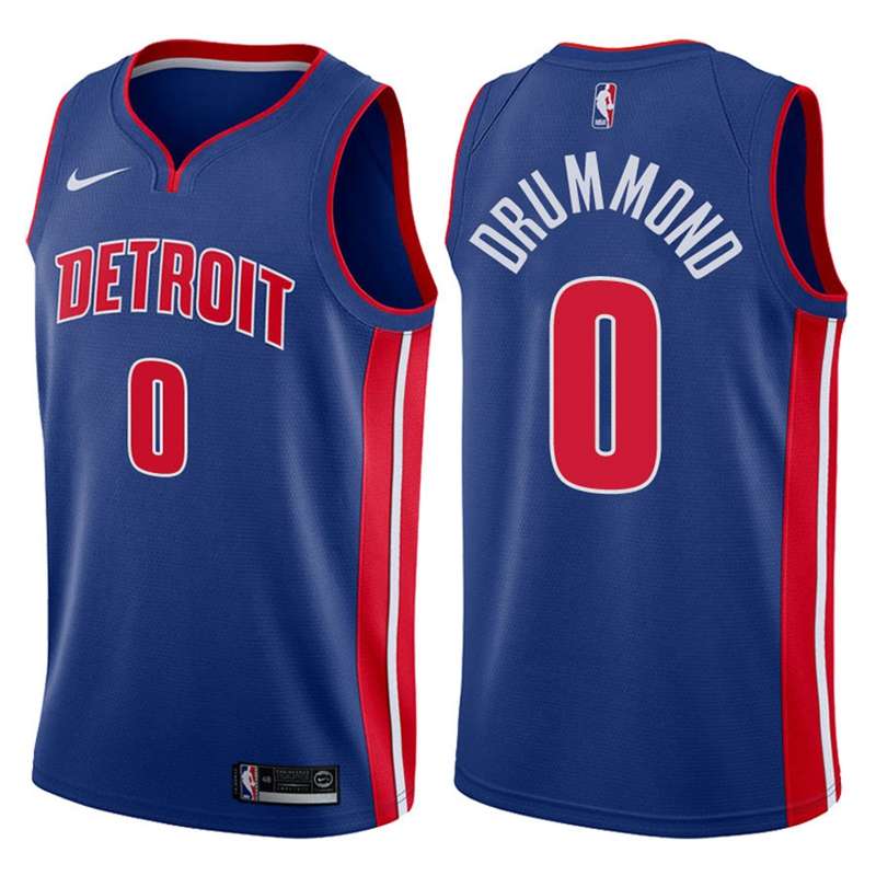20/21 Detroit Pistons DRUMMOND #0 Blue Basketball Jersey (Stitched)