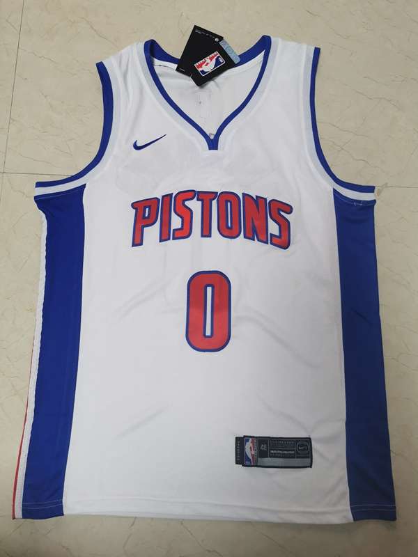 20/21 Detroit Pistons DRUMMOND #0 White Basketball Jersey (Stitched)