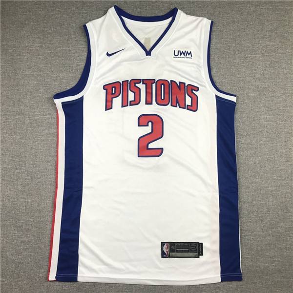 20/21 Detroit Pistons CUNNINGHAM #2 White Basketball Jersey (Stitched)