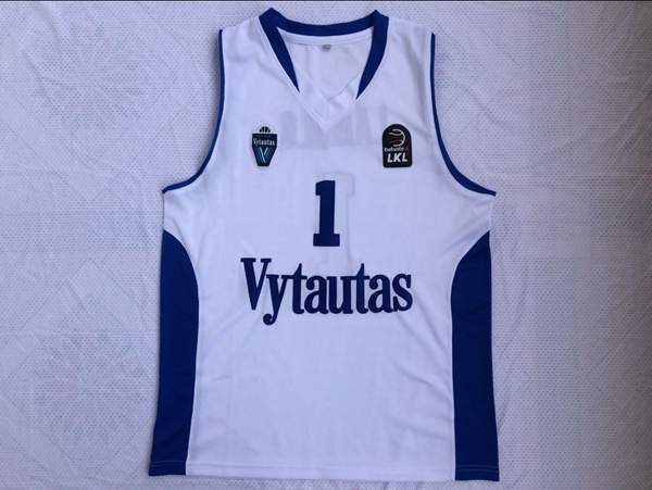 Europe Player LAMELO #1 White Basketball Jersey (Stitched)