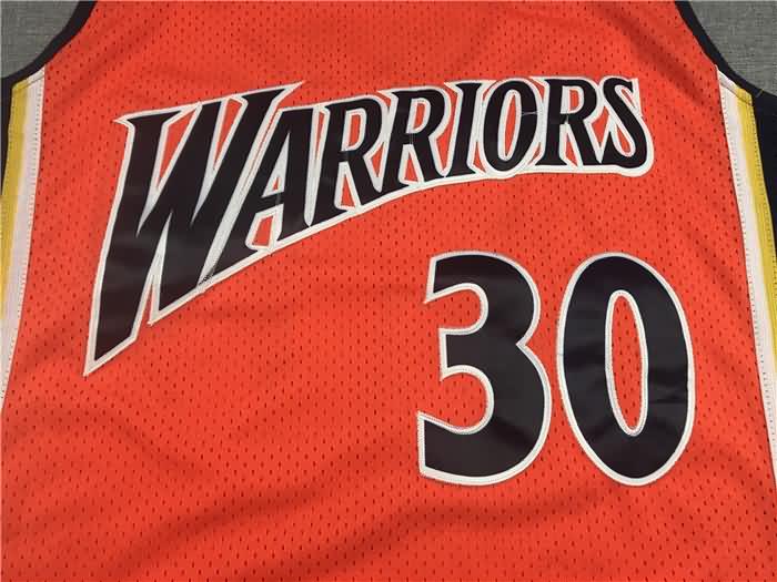 2009/10 Golden State Warriors CURRY #30 Orange Classics Basketball Jersey (Stitched)