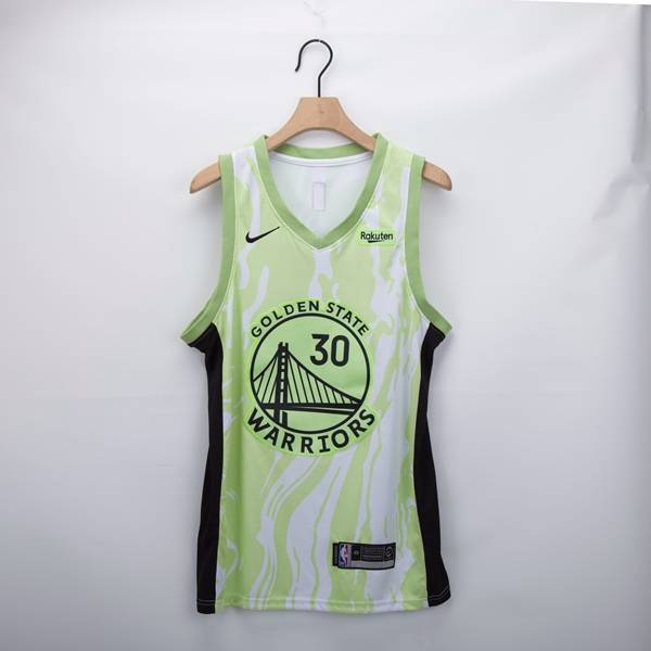 20/21 Golden State Warriors CURRY #30 Green Basketball Jersey (Stitched)