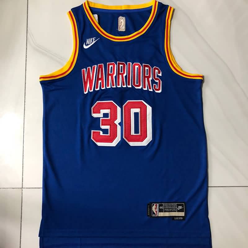21/22 Golden State Warriors CURRY #30 Blue Classics Basketball Jersey (Closely Stitched)