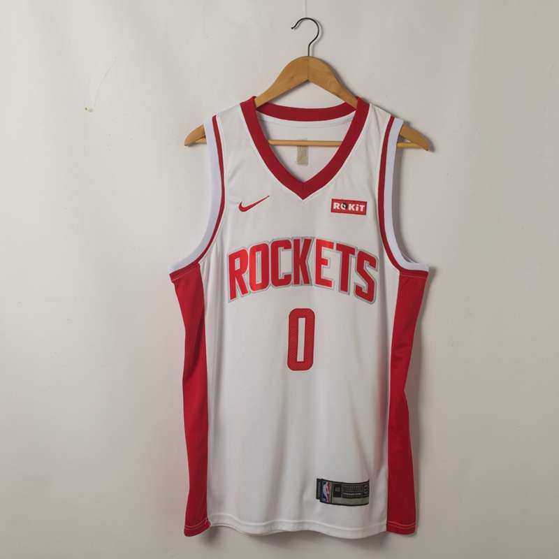 20/21 Houston Rockets WESTBROOK #0 White Basketball Jersey (Stitched)