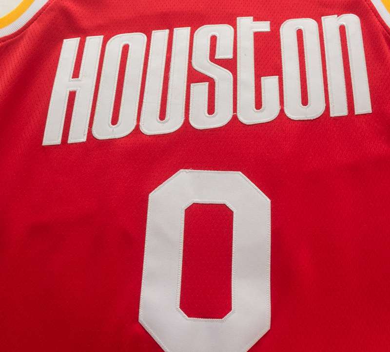 2020 Houston Rockets WESTBROOK #0 Red Basketball Jersey (Stitched)
