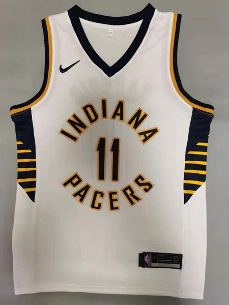 Indiana Pacers SABONIS #11 White Basketball Jersey (Stitched)