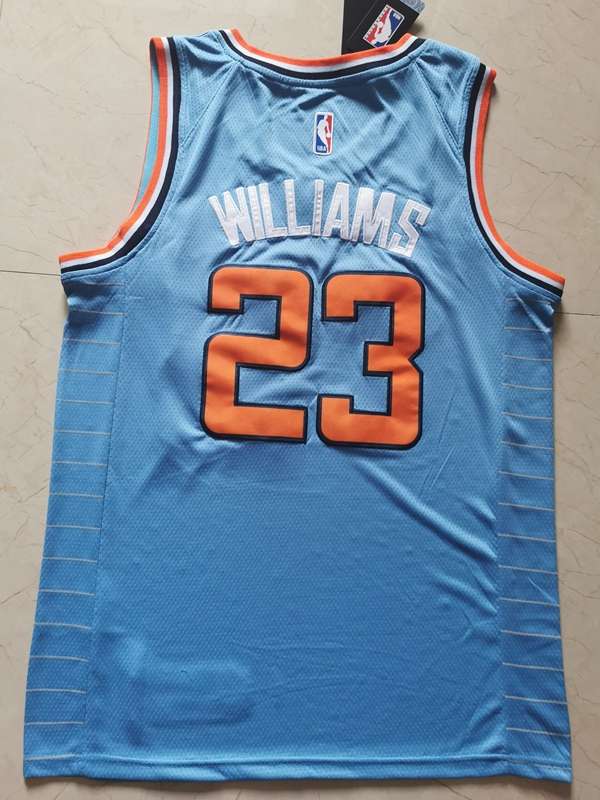 Los Angeles Clippers WILLIAMS #23 Blue Basketball Jersey (Stitched)