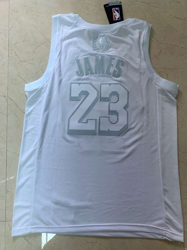 2020 Los Angeles Lakers JAMES #23 White MVP Basketball Jersey (Stitched)