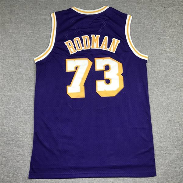 1998/99 Los Angeles Lakers RODMAN #73 Purple Classics Basketball Jersey (Stitched)