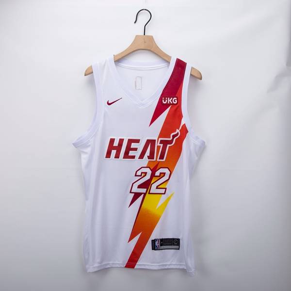 20/21 Miami Heat BUTLER #22 White Basketball Jersey (Stitched)