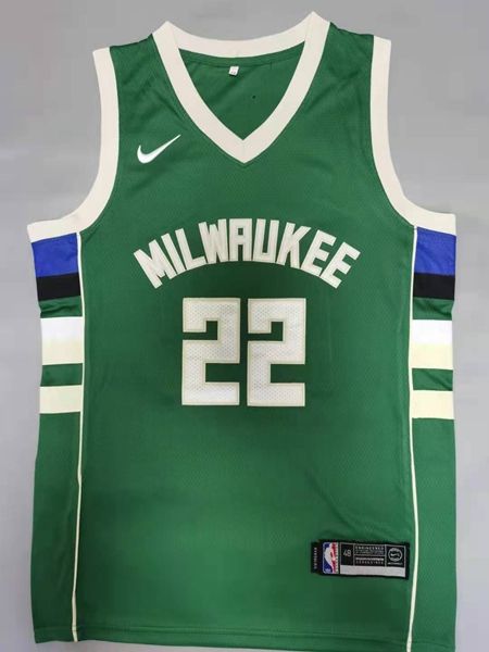 20/21 Milwaukee Bucks MIDDLETON #22 Green Basketball Jersey (Stitched)