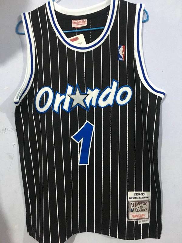 1994/95 Orlando Magic HARDAWAY #1 Black Classics Basketball Jersey (Stitched)