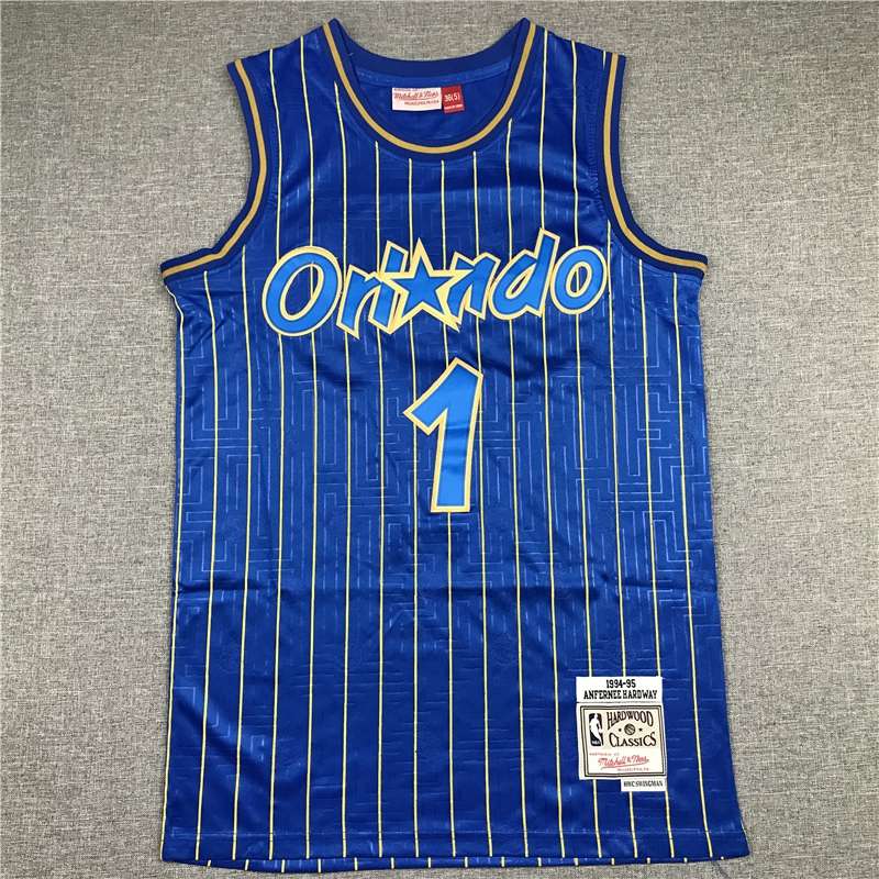 1994/95 Orlando Magic HARDAWAY #1 Blue Classics Basketball Jersey (Stitched)