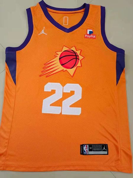 20/21 Phoenix Suns AYTON #22 Orange AJ Basketball Jersey (Stitched)