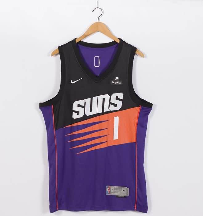 20/21 Phoenix Suns BOOKER #1 Purple Basketball Jersey 02 (Stitched)