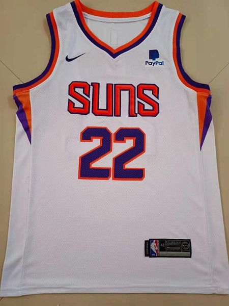 20/21 Phoenix Suns AYTON #22 White Basketball Jersey (Stitched)