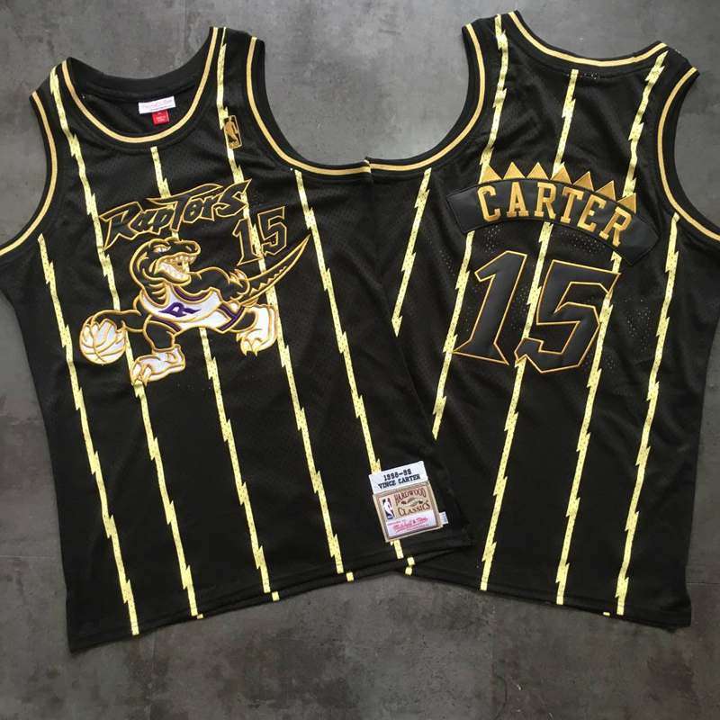 1998/99 Toronto Raptors CARTER #15 Black Classics Basketball Jersey (Closely Stitched)