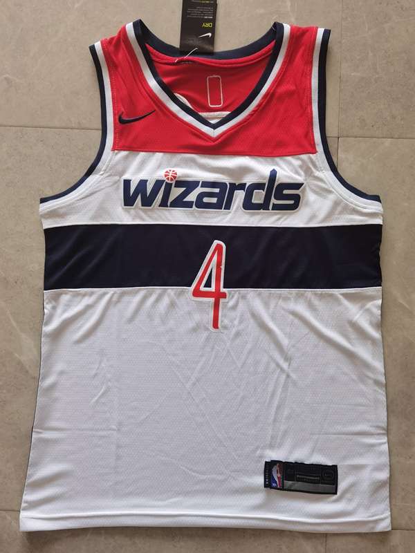20/21 Washington Wizards WESTBROOK #4 White Basketball Jersey (Stitched)