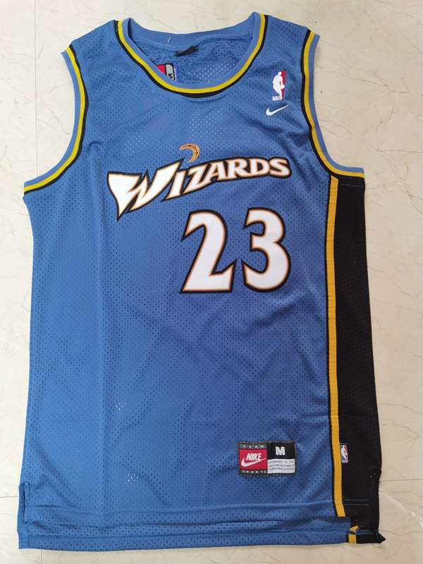 Washington Wizards JORDAN #23 Blue Classics Basketball Jersey (Stitched)