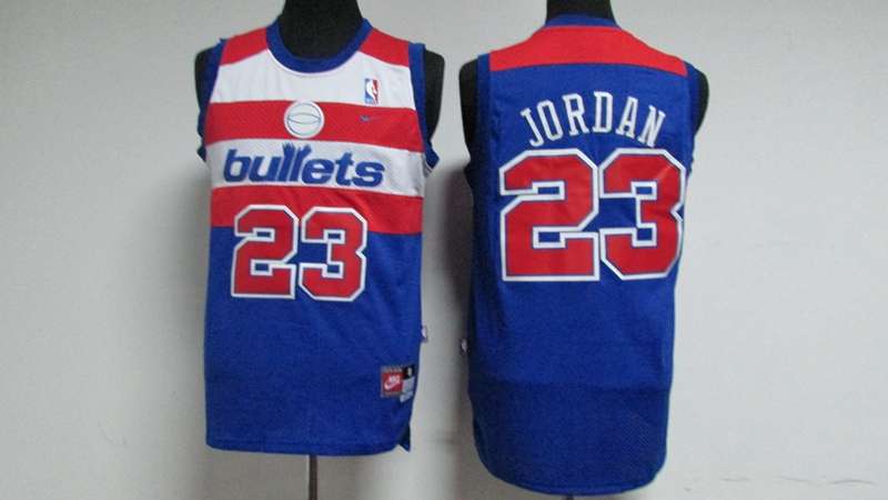 Washington Wizards JORDAN #23 Blue Classics Basketball Jersey 02 (Stitched)