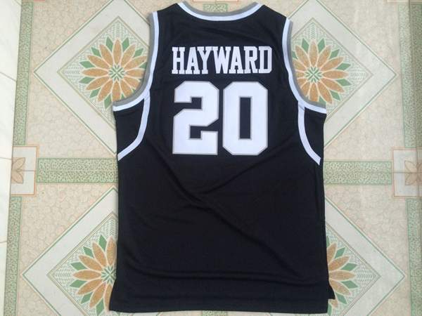 Butler Bulldogs BUTLER #20 Black NCAA Basketball Jersey