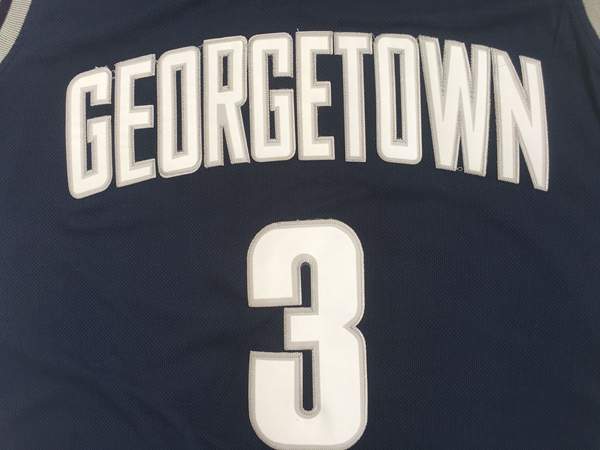Georgetown Hoyas IVERSON #3 Black NCAA Basketball Jersey