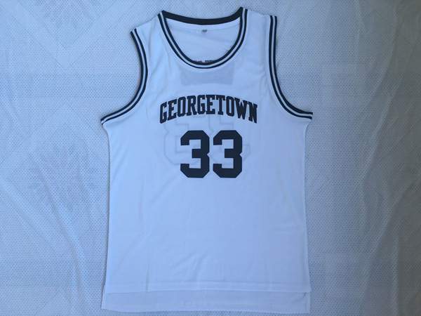 Georgetown Hoyas EWING #33 White NCAA Basketball Jersey