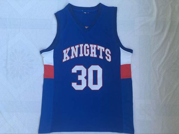 Knights CURRY #30 Blue Basketball Jersey