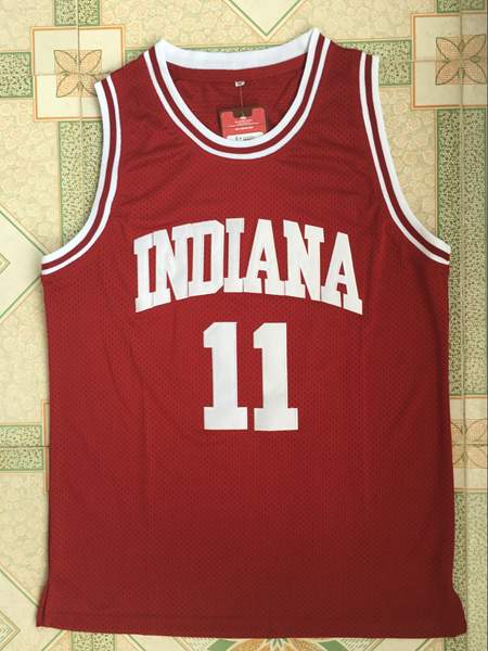 Indiana State Sycamores THOMAS #11 Blue NCAA Basketball Jersey