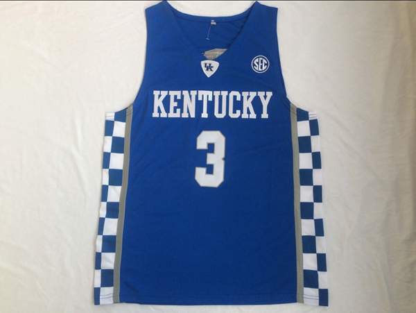 Kentucky Wildcats ADEBAYO #3 Blue NCAA Basketball Jersey