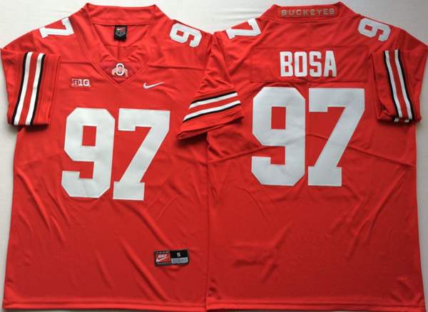 Ohio State Buckeyes BOSA #97 Red NCAA Football Jersey