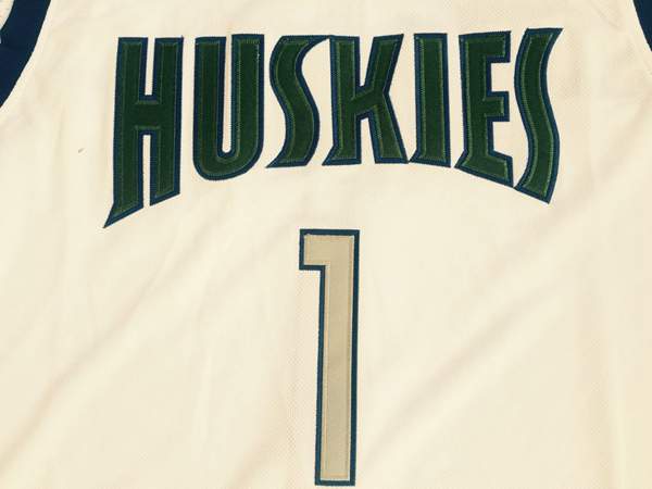 Washington Huskies LAMELO BALL #1 White NCAA Basketball Jersey