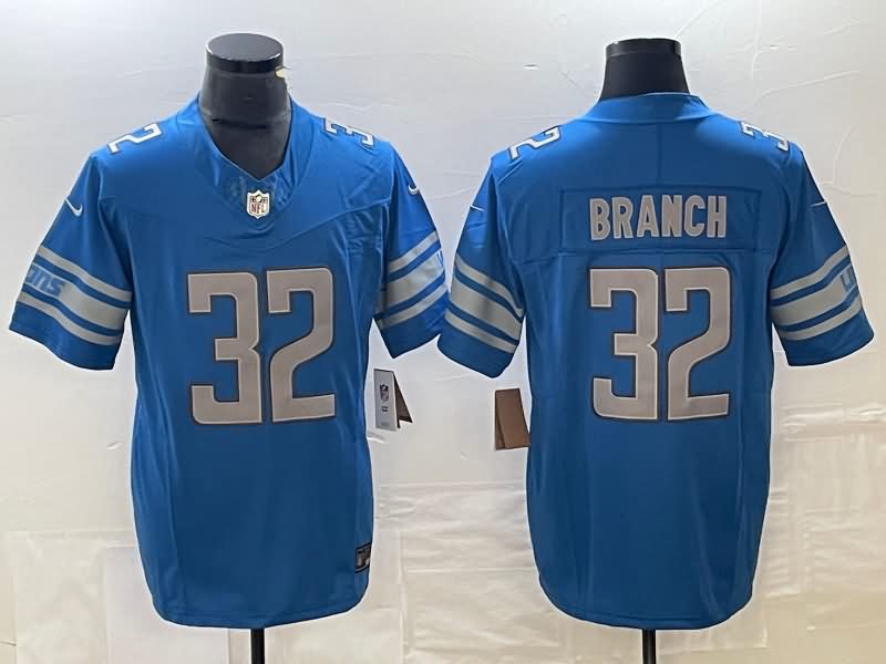 Detroit Lions Blue NFL Jersey 02