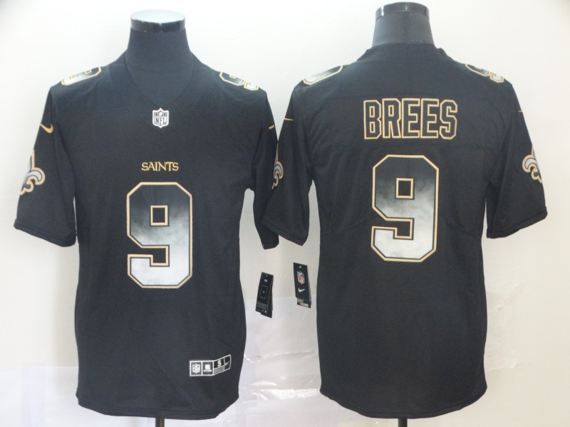 New Orleans Saints Black Smoke Fashion NFL Jersey
