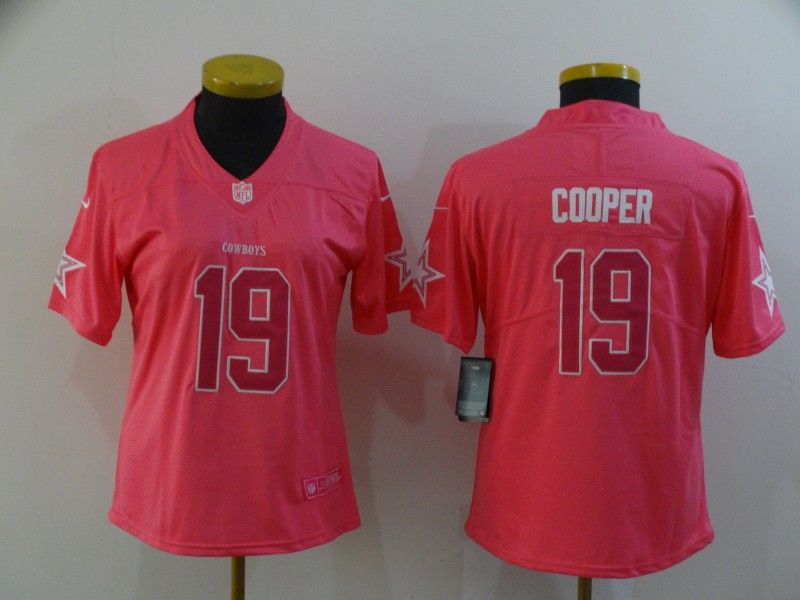 Dallas Cowboys COOPER #19 Purple Fashion Women NFL Jersey
